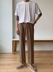 DAZY Men's Business Casual Pants, Spring/Summer - Brown - View 5