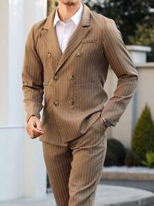 Manfinity Bizformal Heren Casual Pak Broek, Minimalistisch En Modieus, Geschikt Voor Zomeroutfit Broekpakken Voor Mannen Heren Pak Set Heren Dress Outfit