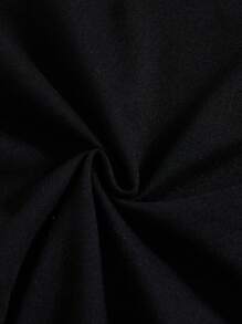 Young Boy Black Easter Letter Graphic Round Neck Short Sleeve T-Shirt, For Gifts - Black - View 6