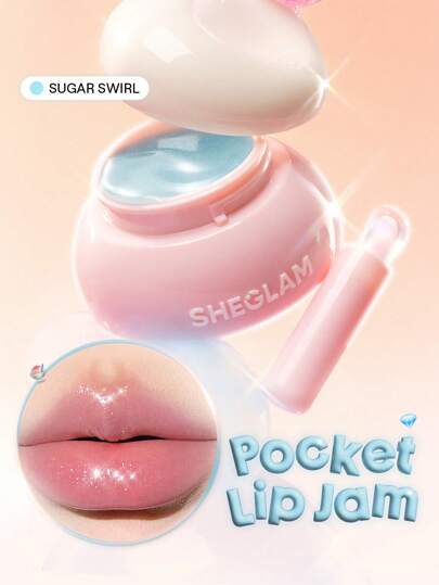 SHEGLAM Hydra jelly Pocket Bálsamo labial-Sugar Swirl Marca Belleza Maquillaje Cosmético para Mujeres Niñas Perfecto para Otoño Invierno Ideal para Y2K Elegante Moda Adecuado para Cumpleaños Navidad Presente Fiesta Listo Mejor Color