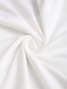 Sweetra 女士性感纯色低领修身短袖 T 恤 - 彩色 - 查看 7