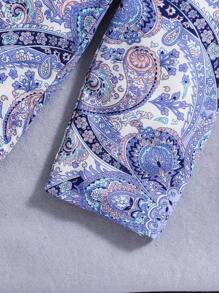 SHEIN 2pcs/Set Girls Vacation Spaghetti Strap Top And Ruffle Pants, Versatile And Comfortable For Spring, Summer, Autumn, Suitable For Girls Aged 4-7 Years, Good For Outings, School, Home, And Vacations - Blue - View 6