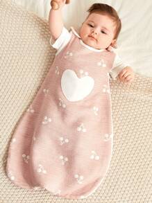 Cozy Pixies 1pc Oeko-Tex Certified Infant Cherry Jacquard Multi-Layer Soft & Comfortable Sleeping Bag, Spring/Summer - Multicolor - View 12