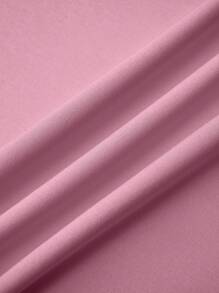 SHEIN Clasi Falda elegante de talle alto para mujer, primavera/verano - Rosa - Ver 6