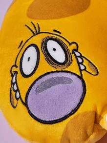 Nick 90s X SHEIN Cute Cartoon Embroidery U-Shaped Neck Pillow, Soft Material, Essential For Travel, Office, Outdoor