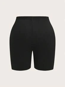 Comfortcana Set de 4 piezas para talla grande: 2 camisetas de manga corta + 2 bermudas de unicolor - Verde militar - Ver 7