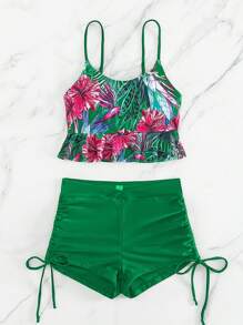 Swim Lushoire Minimalist Fashionable Camisole Bikini Tops, Suitable For Summer
