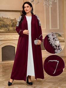 Al Najma فستان طويل كاجوال ذو أكمام طويلة للنساء ك...