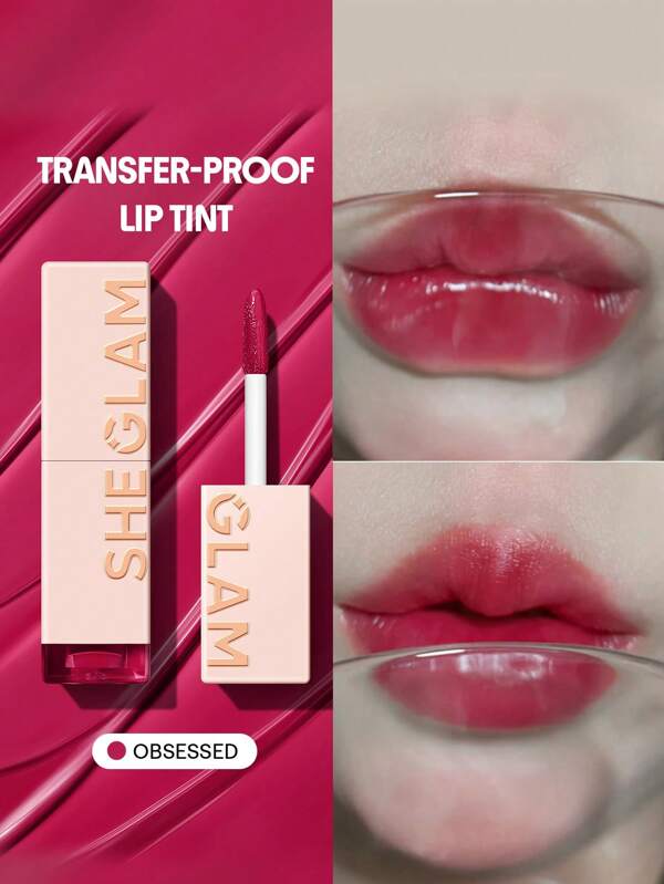 SHEGLAM Take A Hint Lip Tint-Obsessed Color Changing Long-Lasting Lip Gloss High Gloss Finish All Day Non-Sticky Moisturizing Lip Stain For Dry Lips Pink Liquid Lipstick Graduation Birthday Holiday Summer Fall Autumn Y2K Fancy Fashion Women Makeup Cosmetic Party Beach Travel Camping Outdoors School Campus Trip Festivals Decor Gift Present Rose Girl Cosplay Best Color Charm Vibe