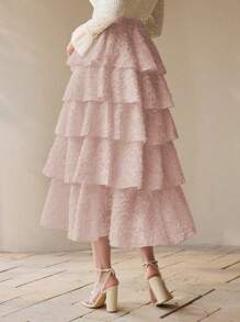 MOTF PREMIUM 提花多层裙