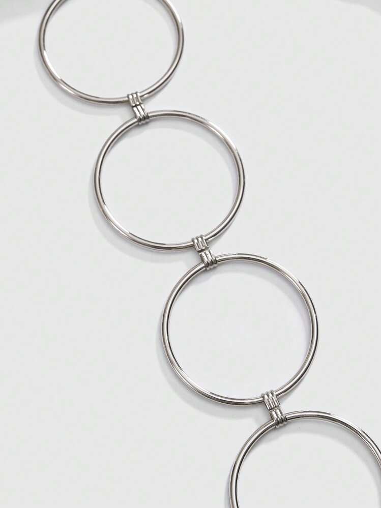 ROMWE J-Fashion 复古性感蕾丝拼接吊带背心锁孔后背斑马条纹水钻扣女式吊带背心 - 黑與白 - 查看 4