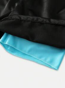 SHEIN Teen Boys Casual 2 In 1 Swimtrunks, Beach Shorts, Swimwear, Suitable For Beach Party, Music Festival, Surfing, Swimming, Spring/Summer