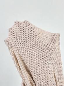 SHEIN Frenchy Maglietta casual a maniche a pipistrello con bordini a contrasto, scollo tondo, per taglie forti