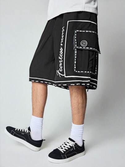 Prep Pantaloncini casual da uomo, semplici e per uso quotidiano