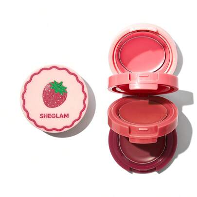 SHEGLAM Strawberry Whirl Set Crema Per Guance E Labbra Rare Marchio Bellezza Trucco Cosmetico Per Donne Ragazze Perfetto Per Estate Primavera Ideale Per Y2K Elegante Moda Adatto Per Compleanno Festa Della Mamma Regalo Festa Pronto Migliore Colore