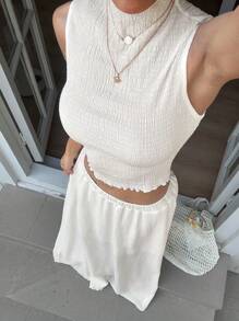 SHEIN Unity Women Two-Piece Outfits. Perfect For Spring/Summer, Formal, Cocktail Events, Weddings. - Apricot - View 3