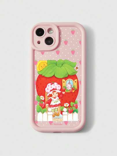 Cute Style Cartoon Pattern Pink Cellphone Case