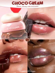 SHEGLAM Hydra Jelly Pocket Lip Jam-Choco Cream Lip Combo Brand Beauty Makeup Face Paint Cosmetic For Women Girls Perfect For Winter Spring Ideal For Y2K Fancy Fashion Suitable For Birthday Gift Party Ready Best Color - Choco Cream - View 2