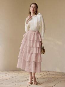 MOTF PREMIUM 提花多层裙