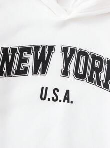 SHEIN Leap Crew 8 Pieces Tween Boy White Haze Blue Black Red Thermal Hoodie - Multicolor - View 8