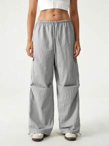 Hanevo Women's Casual Sport Street Style Long Pants, Spring/Summer Fall Cloth For Women - Grey - View 5