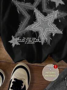 SHEIN Leap Crew Tween Girls' Casual Simple Short Sleeve Round Neck T-Shirt, Suitable For Summer - White - View 4