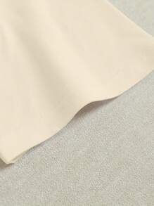 INAWLY Women's Basic Crew Neck T-Shirt, Minimalist Fashion, Suitable For Summer - Khaki - View 5