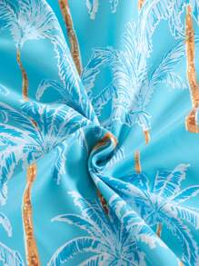 SHEIN 2 Pieces Women Beach Summer Outfit, Elegant Crisscross Front Ruched Cami Top And Bikini Set - Green - View 8