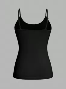 SHEIN EZwear 4pcs Casual Minimalist Skinny Strap Women Tank Top, Suitable For Summer Back To School - Multicolor - View 12