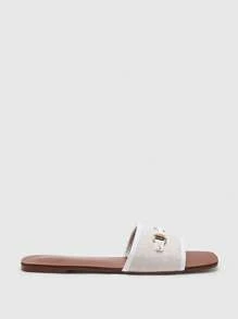 CUCCOO BIZCHIC Women's Casual Flat Sandals, Practical & Versatile - White - View 8