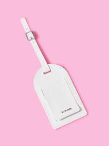 THE POWERPUFF GIRLS X SHEIN Bubbles Powerpuff Girls Print White Luggage Tag