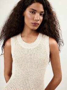 Maija Vestido de punto cómodo y de moda para mujer, novedad primavera/verano 2025