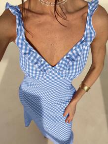 Aloruh Women Casual Midi Dress, Simple And Fashionable, Suitable For Summer - Multicolor - View 7