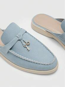 CUCCOO BIZCHIC Women's Pointed Toe Casual Slip-On Flat Shoes, Versatile For Daily Wear Spring Shoes Spring Break EasterSpring Summer New Shoes Vacation Women Wedding Shoes Easi For Easter - Baby Blue - View 7