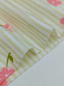 INAWLY Pantalones casuales lisos para mujer, aptos para el verano - Amarillo - Ver 3