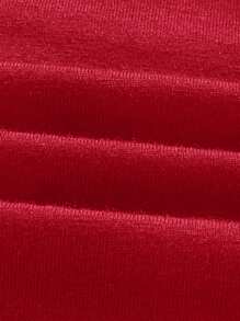 SHEIN EZwear Tricou scurt de damă, cu imprimeu cu litere, vară