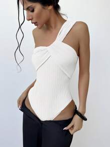 Aloruh 婚礼季派对优雅度假提花结肩紧身衣，修身