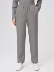 Scrubzie 2pcs Women Scrub Uniform Set, Wrinkle-Resistant Stand Collar Long Sleeve Top And Pants