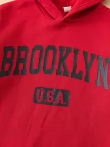 SHEIN Leap Crew 8 Pieces Tween Boy White Haze Blue Black Red Thermal Hoodie - Multicolor - View 9