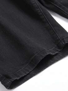 Manfinity Homme Men's Casual Distressed Pocket Denim Shorts