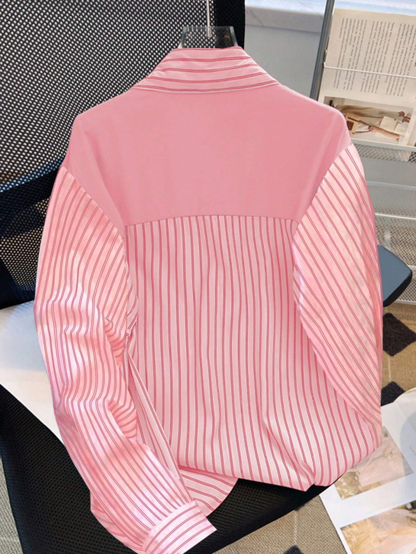 INAWLY قميص شال مخطط عشوائي كاجوال للنساء للخريف/ا...