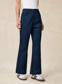 OutZeal Woman Quick Dry Soft Stretch Multi Pocket Flared Outdoor Pants Daily Casual Fall