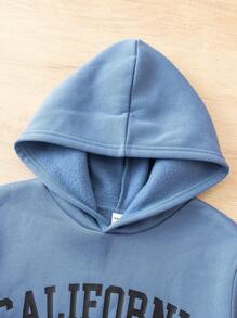 SHEIN Leap Crew 8 Pieces Tween Boy White Haze Blue Black Red Thermal Hoodie - Multicolor - View 4