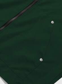 Manfinity EMRG 男式超大落肩和字母印花衬衫