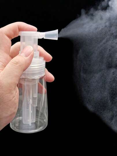 1 st pulversprayflaska - justerbar pumpspray för kryddor, bakpulver, sminkpuder, tårtdekoration, återanvändbar och lätt att rengöra, fin dimma, perfekt för kök, bakning och kosmetiskt bruk