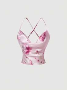 SHEIN MOD 女士浪漫垂坠吊带背心、波西米亚风吊带背心、度假吊带背心、乡村音乐节吊带背心、外出吊带背心、夏季吊带背心