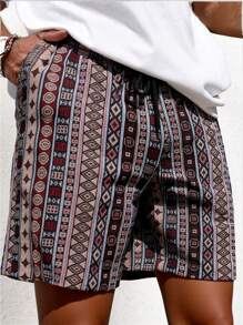 Manfinity Homme Men's Simple Fashion Summer Shorts - Multicolor - View 1