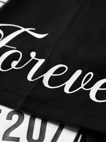 PAVTROS 男士超大双面图案宽松运动T恤男图案衬衫男图案T恤男图案T恤