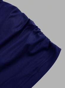 SHEIN Comfortcana Bộ 3 áo hai dây cỡ lớn màu đen, trắng và xanh navy, kiểu dáng thường ngày ôm sát. - Nhiều màu - Xem 8