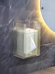 1 件壁挂式纸盒，多功能纸巾盒，适用于卫生间/厨房/客厅、家居用品、桌子、家居装饰、家居组织和存储、房间装饰、卧室房间装饰、厨房配件、厨房工具、厨房组织器、旅行、度假 - 無色 - 查看 5